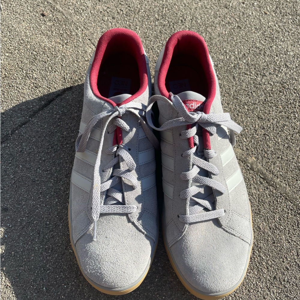 Adidas Men’s Sneakers 10.5 Grey Suede Ortho Shoes